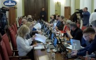 Снимак седнице Одбора за информисање на ком су свој рад представљали министар Јовановић, Бујошевић и Кланшчек Снимак седнице Одбора за информисање на ком су свој рад представљали министар Јовановић, Бујошевић и Кланшчек